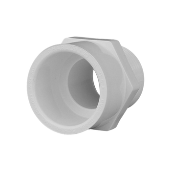 Charlotte Pipe 436-010 1" PVC Sch. 40, Male Adapter (MPT X Socket)
