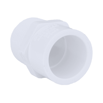 Charlotte Pipe 436-168 1 1/4" X 1" PVC Sch. 40, Reducing Male Adapter (MPT X Socket)