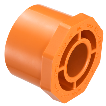 Spears 4237-211, 1-1/2" X 1" CPVC FlameGuard Flush Style Reducer Bushing (Spigot x Socket)