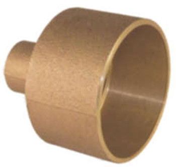 Elkhart 51002 3" X 1" Cast Brass Coupling With Stop Lead-Free (C x C)