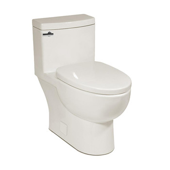 Icera Malibu II 1-piece 1.28GPF Single Flush Compact-Elongated Toilet in Balsa, Seat Included
