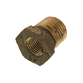 Alro P6020 4" X 2 1/2" Brass Hex Bushing Lead-Free