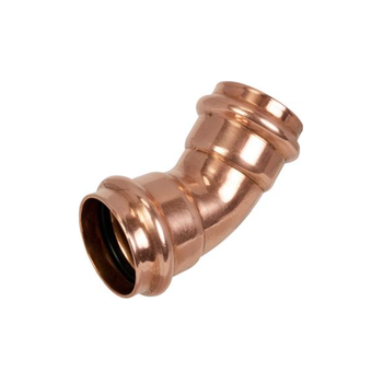 Apollo 10077652 ApolloPress 806 1 1/4" Copper Press Small Diameter 45° Elbow (P X P)