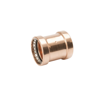 Mueller PF10151 2 1/2" Copper Large Coupling With Staked Stop (P X P)