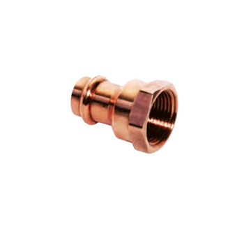 Everflow PCFA3410 3/4" X 1" Press X FPT Copper Small Female Reducing Adapter Lead Free