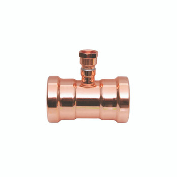 Mueller PF02729 4'' X 4'' X 3/4'' Copper Large Female Reducing Tee (P X P X FPT)
