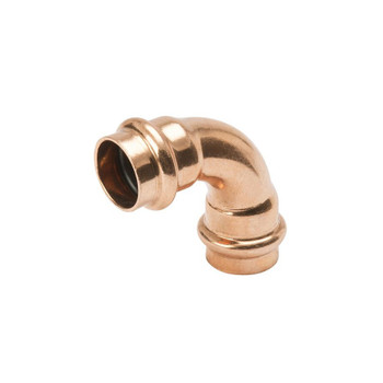 Mueller PF01647 1" Copper 90° Small Short Radius Elbow (P X P)