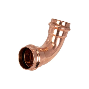 Apollo 10077680 ApolloPress 807 1" Copper Press Small Diameter Short Radius 90° Elbow (P X P)