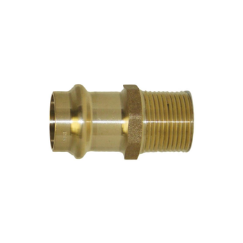 Apollo 10075858 ApolloPress 804R 2" Press X 1 1/2" MPT Copper Press Small Diameter Male Reducing Adapter (P x MPT)