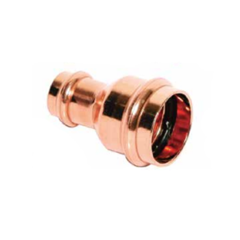 Everflow PCRC1145 1 1/4" X 1/2" Copper Press Small Diameter Press Reducing Coupling (P X P)