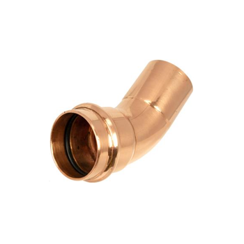 Apollo 10075054 ApolloPress [806-2] 1/2" Copper Press Small Diameter 45° Street Elbow (P X FTG )