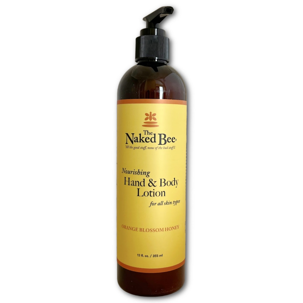 Naked Bee Orange Blossom & Honey Lotion - 12 oz Bottle - Good Scents
