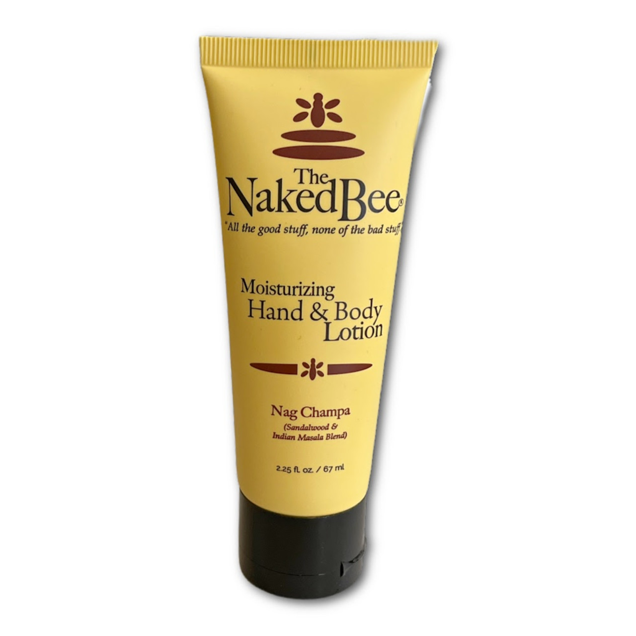 The Naked Bee Nag Champa Hand & Body Lotion - 2.25 oz tube