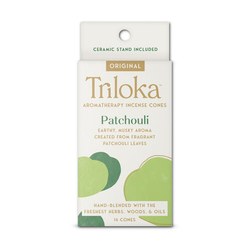 Triloka Premium Cones - Green Patchouli