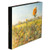 Original watercolor painting of a field of sunflowers mounted on a 1 1/2-inch cradle panel