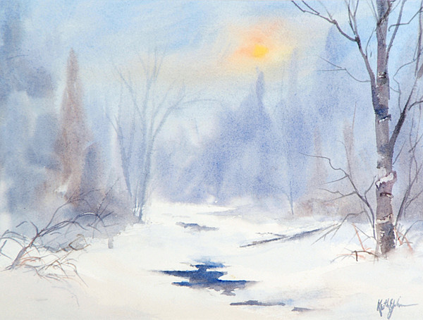 Winter Haze - Note card