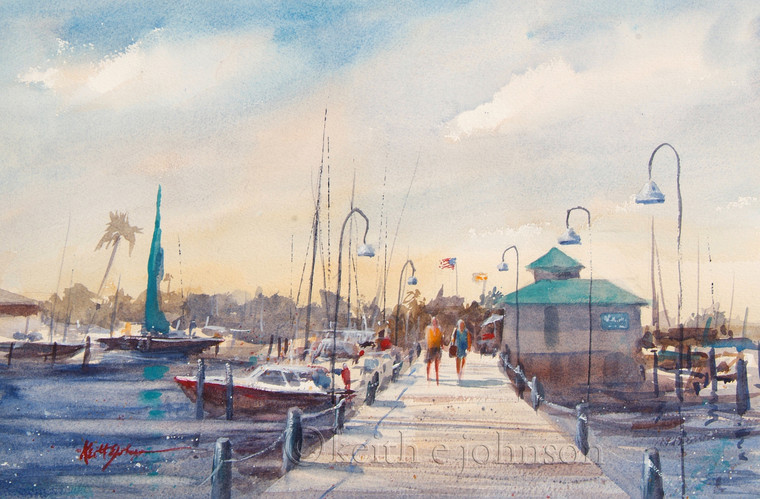 On the Dock Print