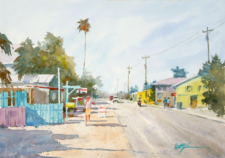 Original watercolor painting of Matlacha that is open now after Hurricane Ian.
Keith E Johnson