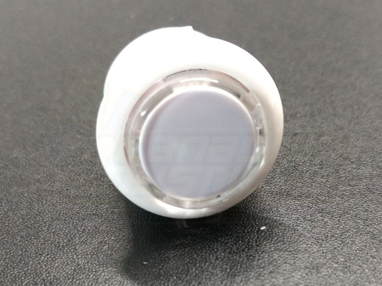 Qanba 24mm LED Button - White Body White LED - Canadian Joysticks