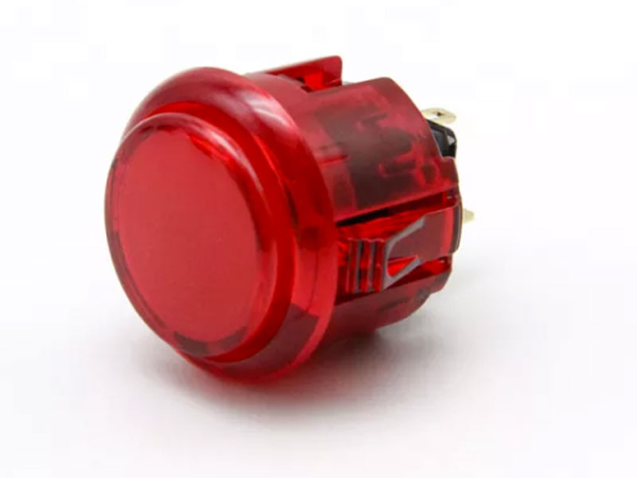 Qanba Gravity KS-24 Snap-in 24mm Clear Mechanical Pushbutton