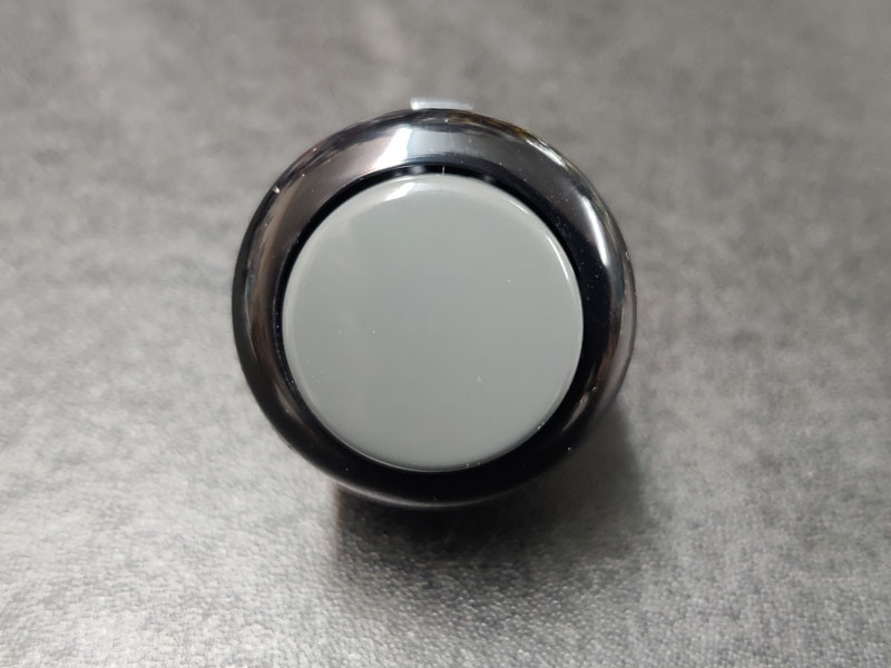 Boutons arcades originaux Sanwa Denshi OBSN-24 - Genuine Sanwa - Noir - Black
