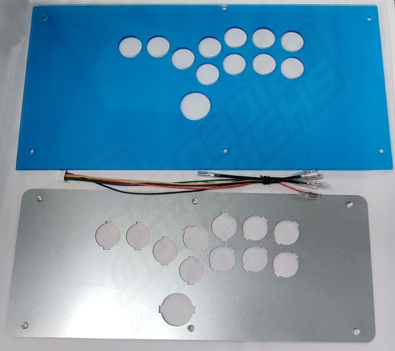 Qanba Obsidian レバーレス化キット アケコン】Qanba obsidian ボタン増設・レバーレス化キットセット