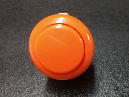 Sanwa Denshi OBSF-24 Solid Colour Snap-In 24mm Pushbutton - Orange