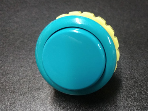 Seimitsu PS-14-GN Solid Colour 30mm Screw-In Pushbutton - Pale Blue