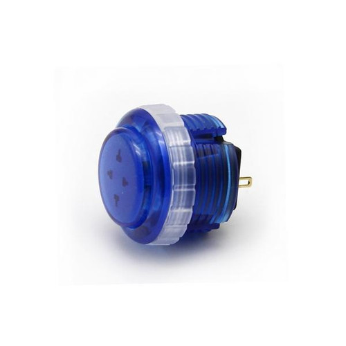 Qanba Gravity Translucent Colour 30mm Mechanical Pushbutton - Blue