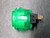 Sanwa Denshi OBSC-24 Translucent Clear 24mm Snap-in Push Button - Green