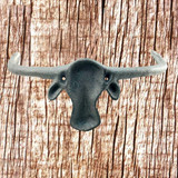 Longhorn Wall Plaque Hat Coat Hook