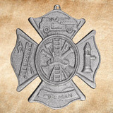 Fireman Cross Firefighter Maltese Cross - front view.