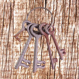 Western Cast Iron Jail Keys - Other Side