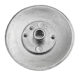 Great State of Texas State Seal 1-1/2 Inch Concho - rear view without concho screw inserted.