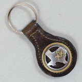 Texas Masonic Key Fob Brown