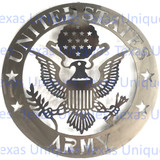 Metal Cut Out Of United States Army Wall Art