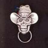 SKULL EYEGLASS HOLDER MOTORCYCLE