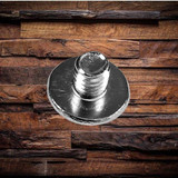 Concho Screw Standard 8/32 (lot of 10) - rear view.
