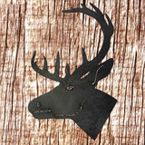 Wildlife Metal Art Deer Silhouette - Rear View