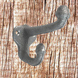 Wall Mount Coat & Hat Hook Cast Iron 