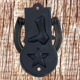 Boot Door Knocker Western Texas Cowboy 