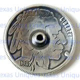 Enlarged Reproduction Coin Concho Nickel Buffalo 1-1/2 Inch