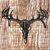 Antler Metal Wall Art - Front View