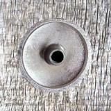 Southwest Desert Daisy 1 Inch Concho - rear view without Concho screw inserted.