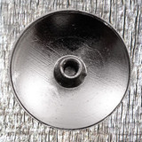 Gallup Treasure Concho - rear view without concho screw inserted.