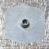 American Southwest Buffalo Concho 1-1/4 Inch With Turquoise - Rear view without Concho screw