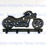 Motorcycle Rustic Gear Hanger Key Rack