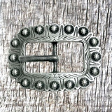 Sixteen Berry Antique Nickle Buckle