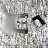 Santa Fe Hardware Headstall Buckle Set - rear view.