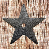 Tiny Cast Iron Architectural Star_ back view